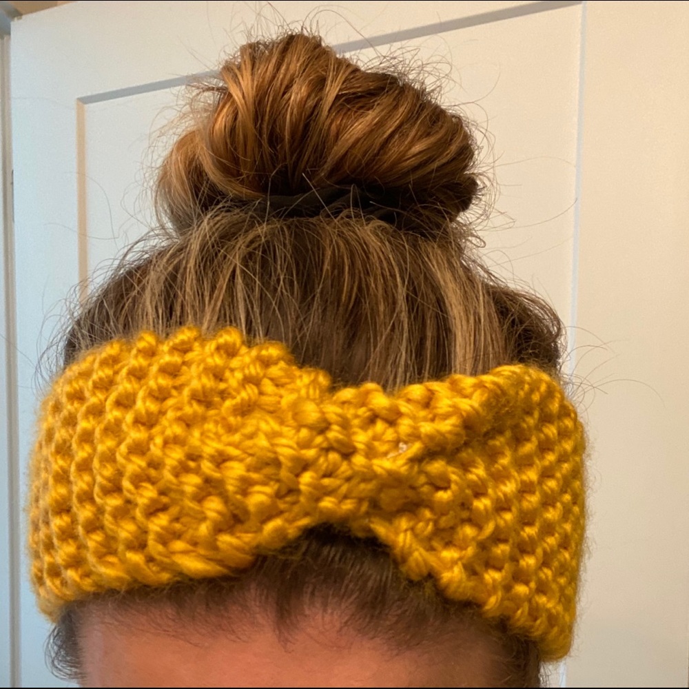 Handmade knit headband